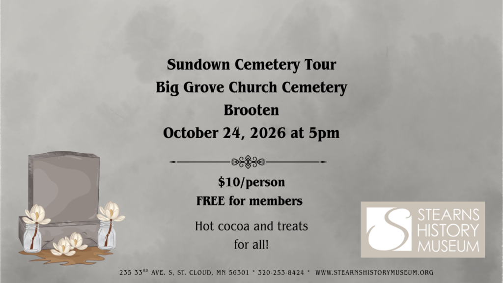 Sundown Cemetery Tour- Big Grove Church Cemetery, Brooten